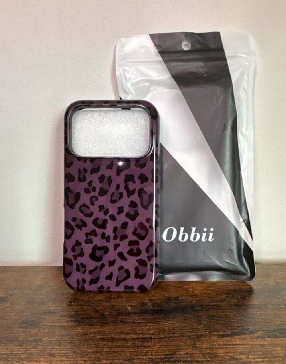 Obbii Purple Leopard Print Phone Case iPhone 17 Pro